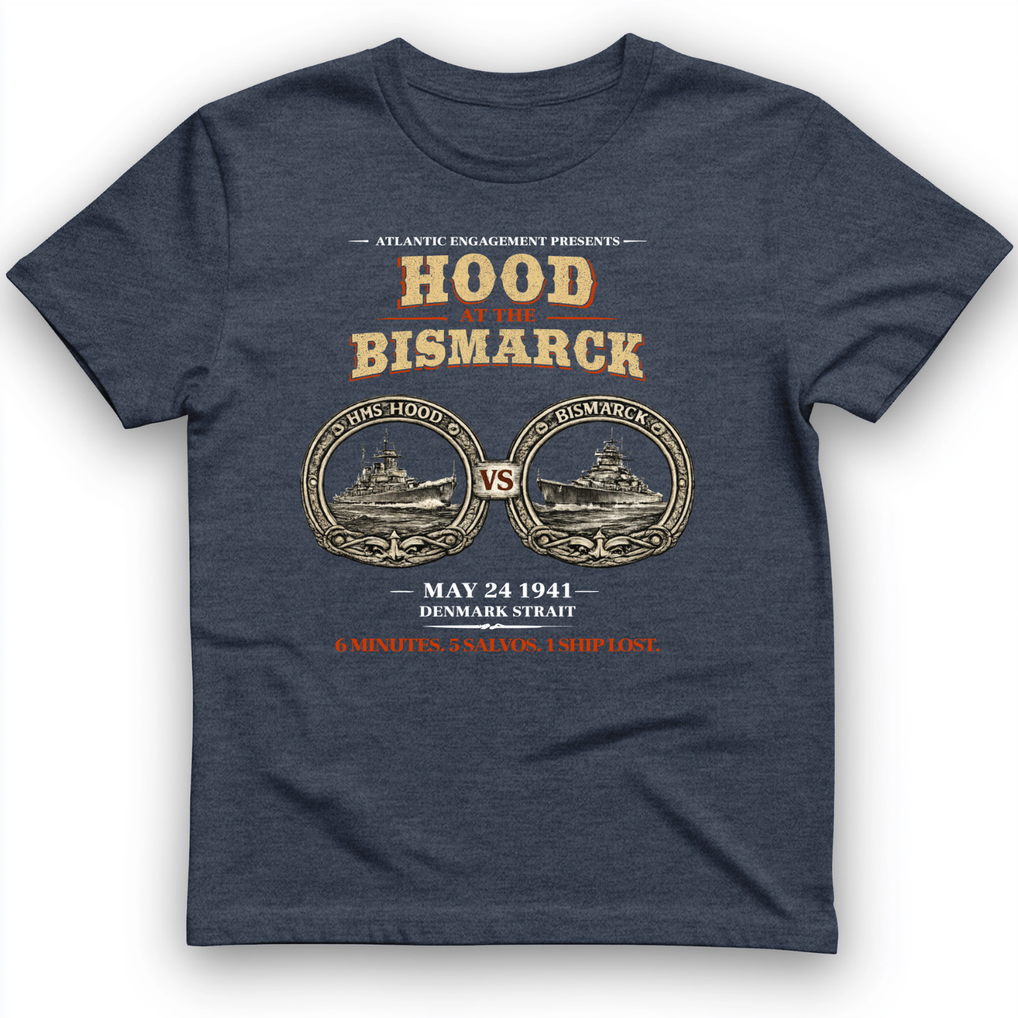 Hood vs Bismark T-Shirt
