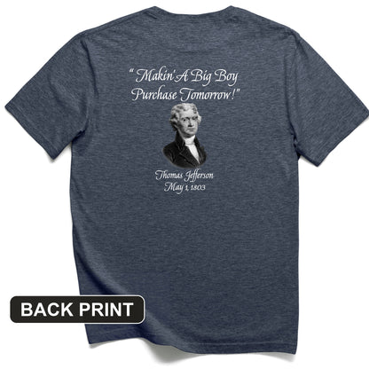 Big Boy Purchase Back Print T-Shirt