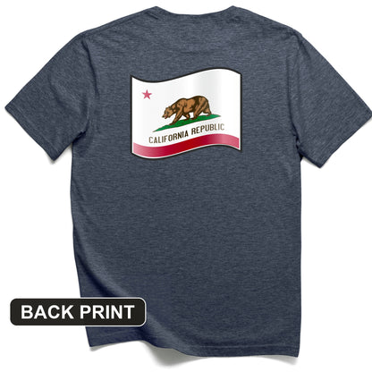 California Republic Back Print T-Shirt