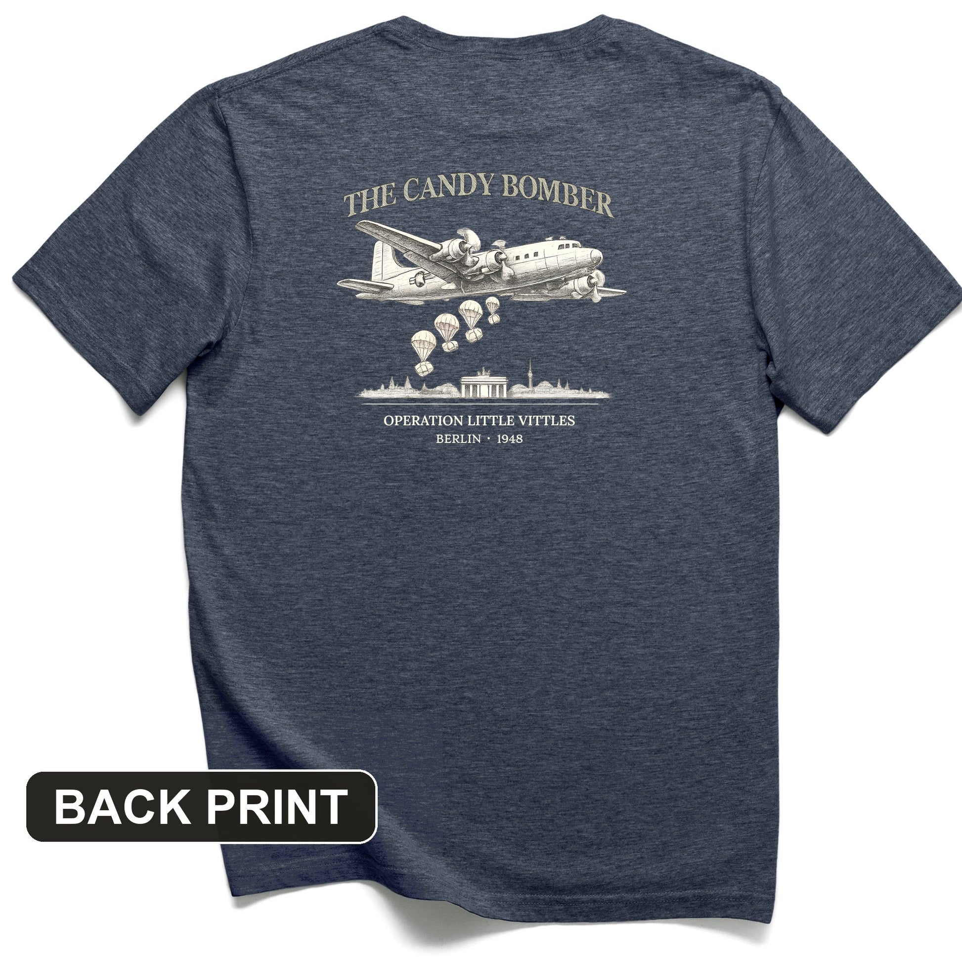Candy Bomber Back Print T-Shirt