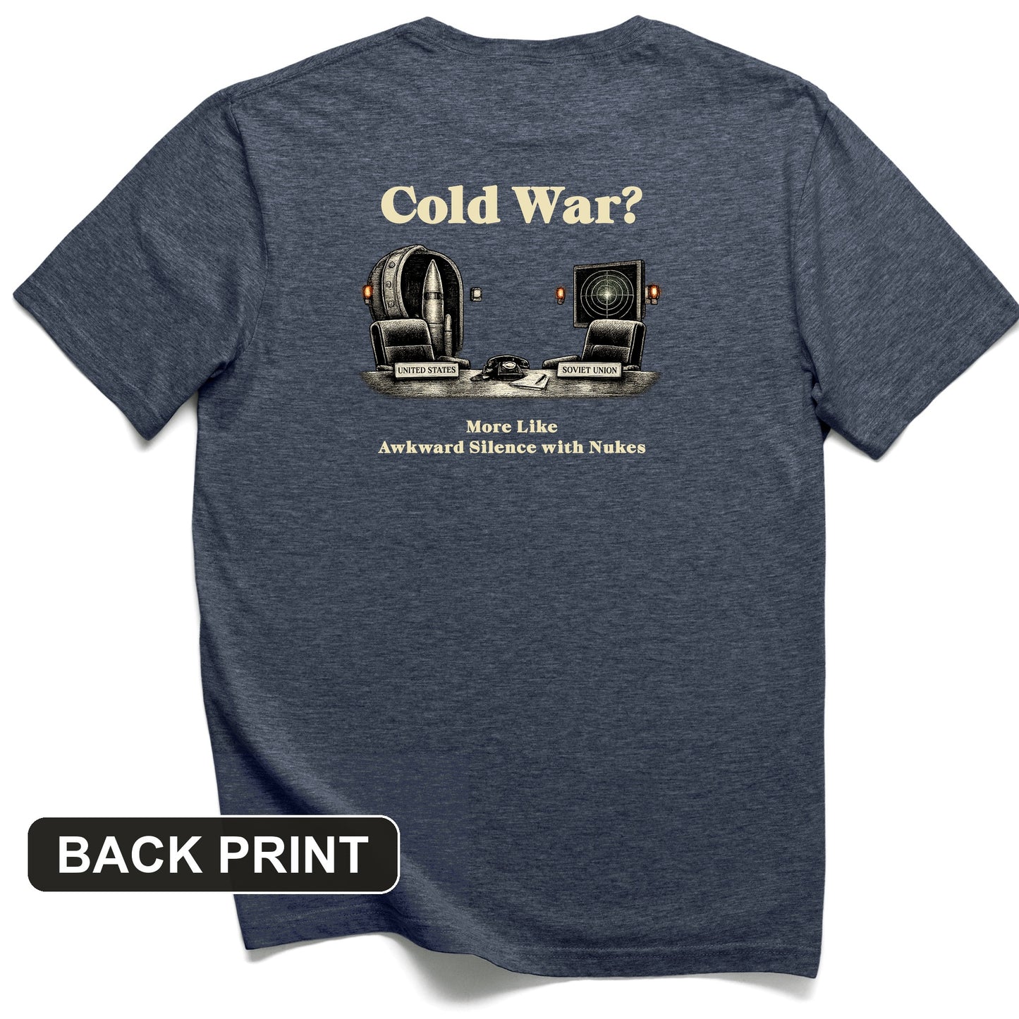 Cold War Back Print T-Shirt