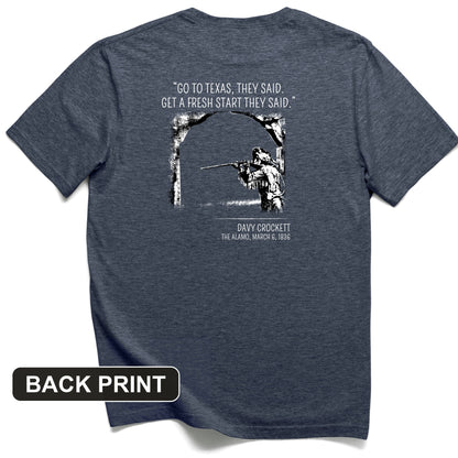 Davy Crockett Back Print T-Shirt
