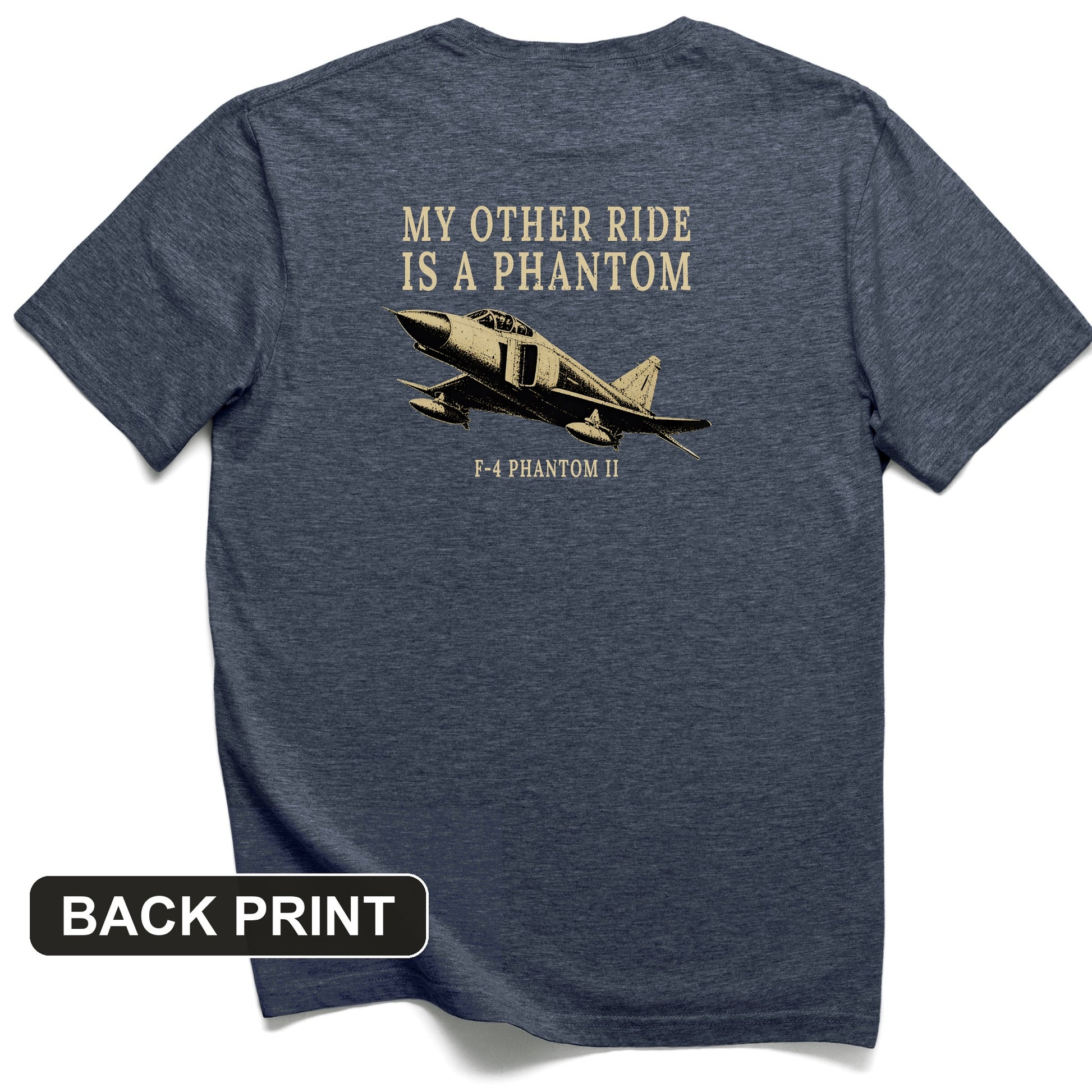 F-4 Phantom Back Print T-Shirt