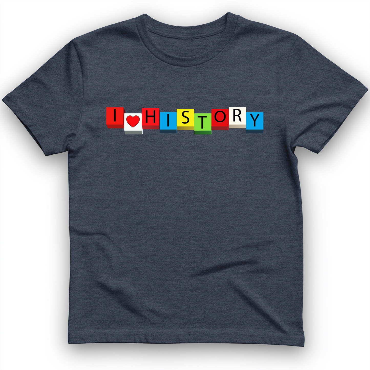 I Love History Blocks T-Shirt