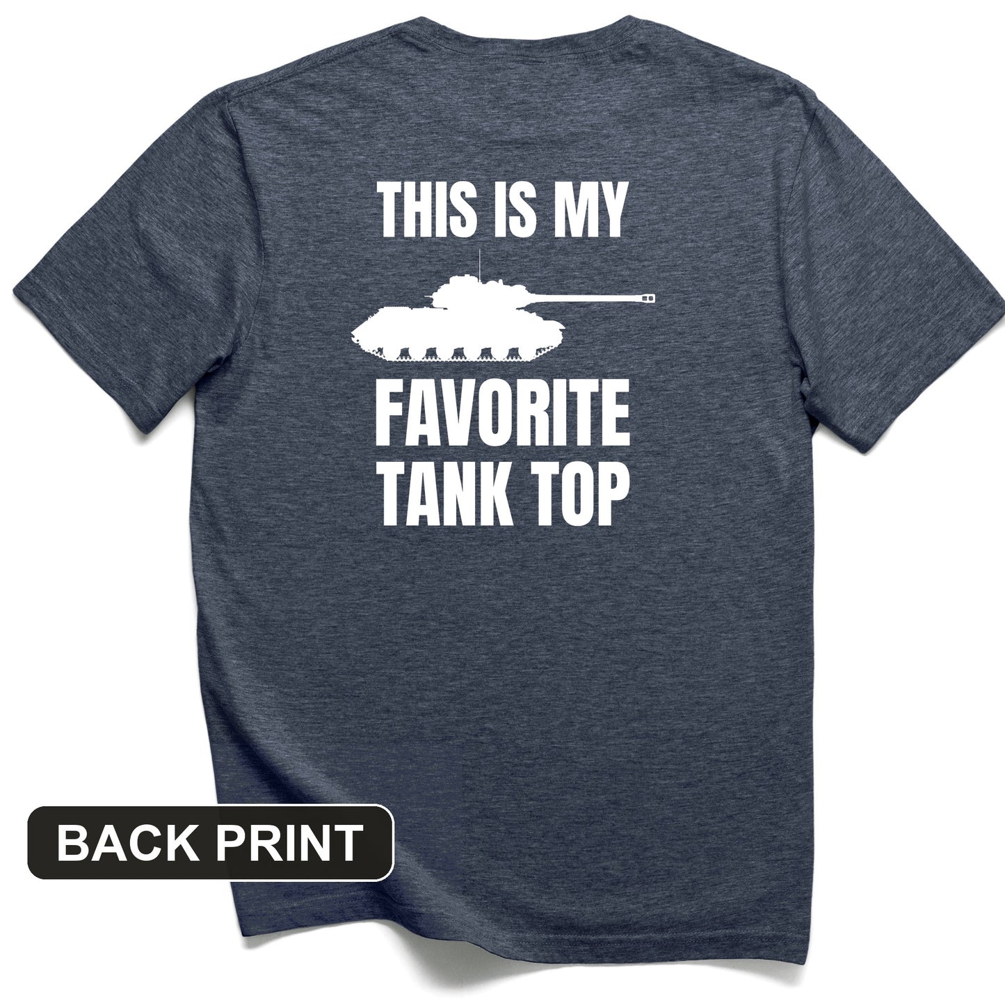 Favorite Tank Top Back Print T-Shirt