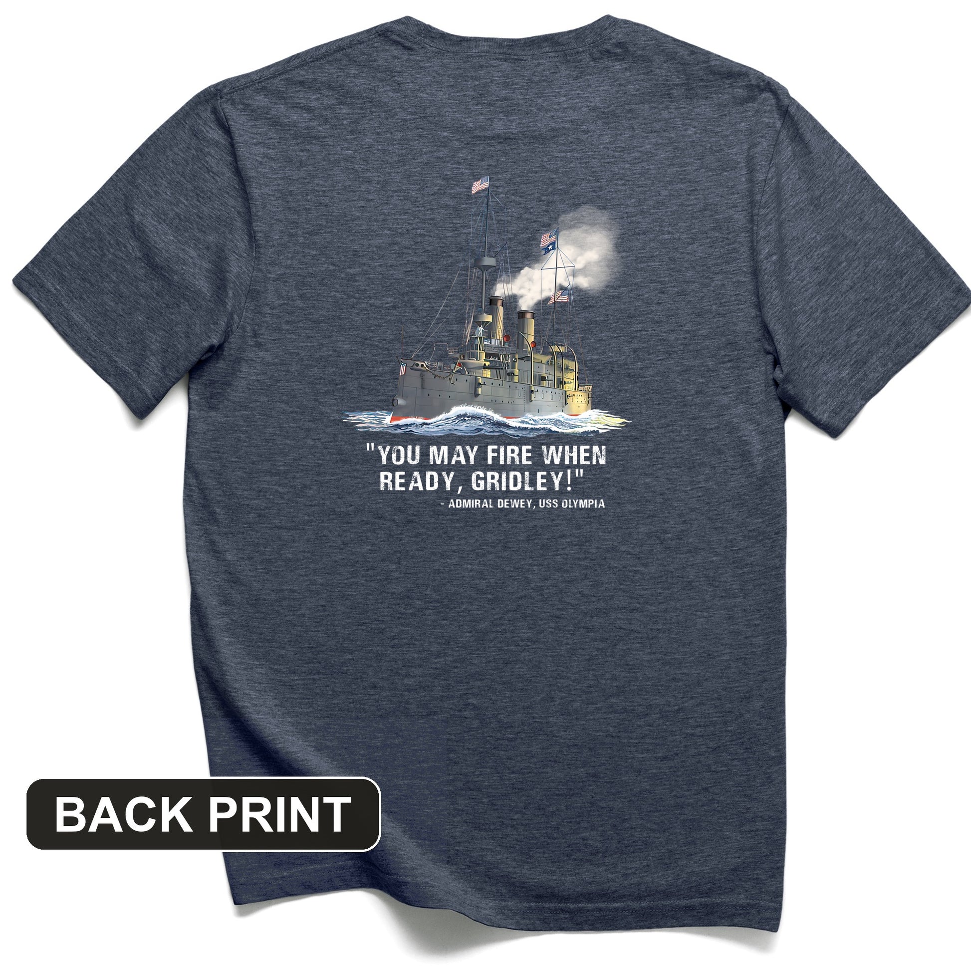 Fire When Ready Back Print T-Shirt