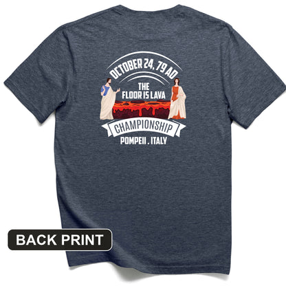 Floor is Lava Back Print T-Shirt