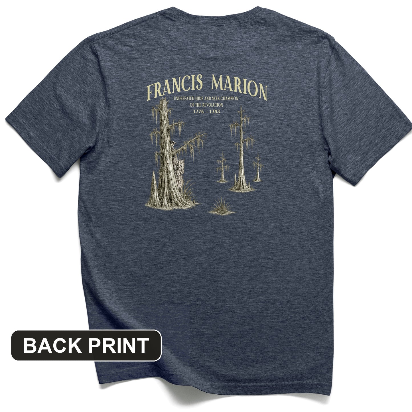 Francis Marion Back Print T-Shirt
