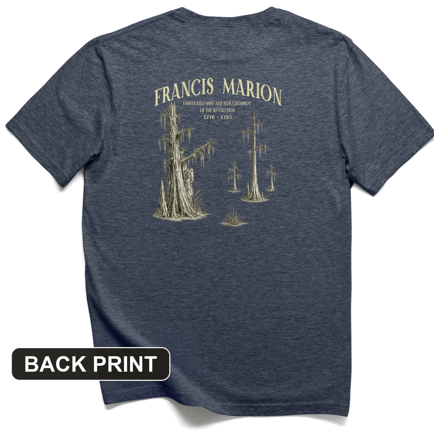 Francis Marion Back Print T-Shirt