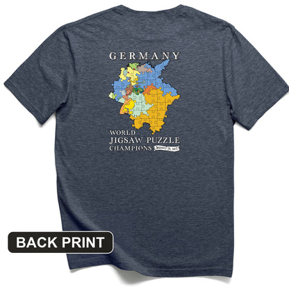 Germany Jigsaw Champion Back Print T-Shirt