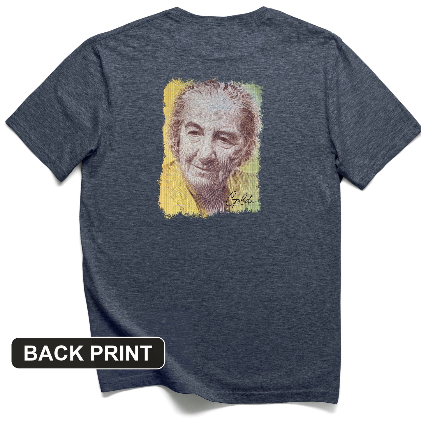 Golda Meir Back Print T-Shirt