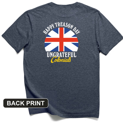 Happy Treason Day Back Print T-Shirt