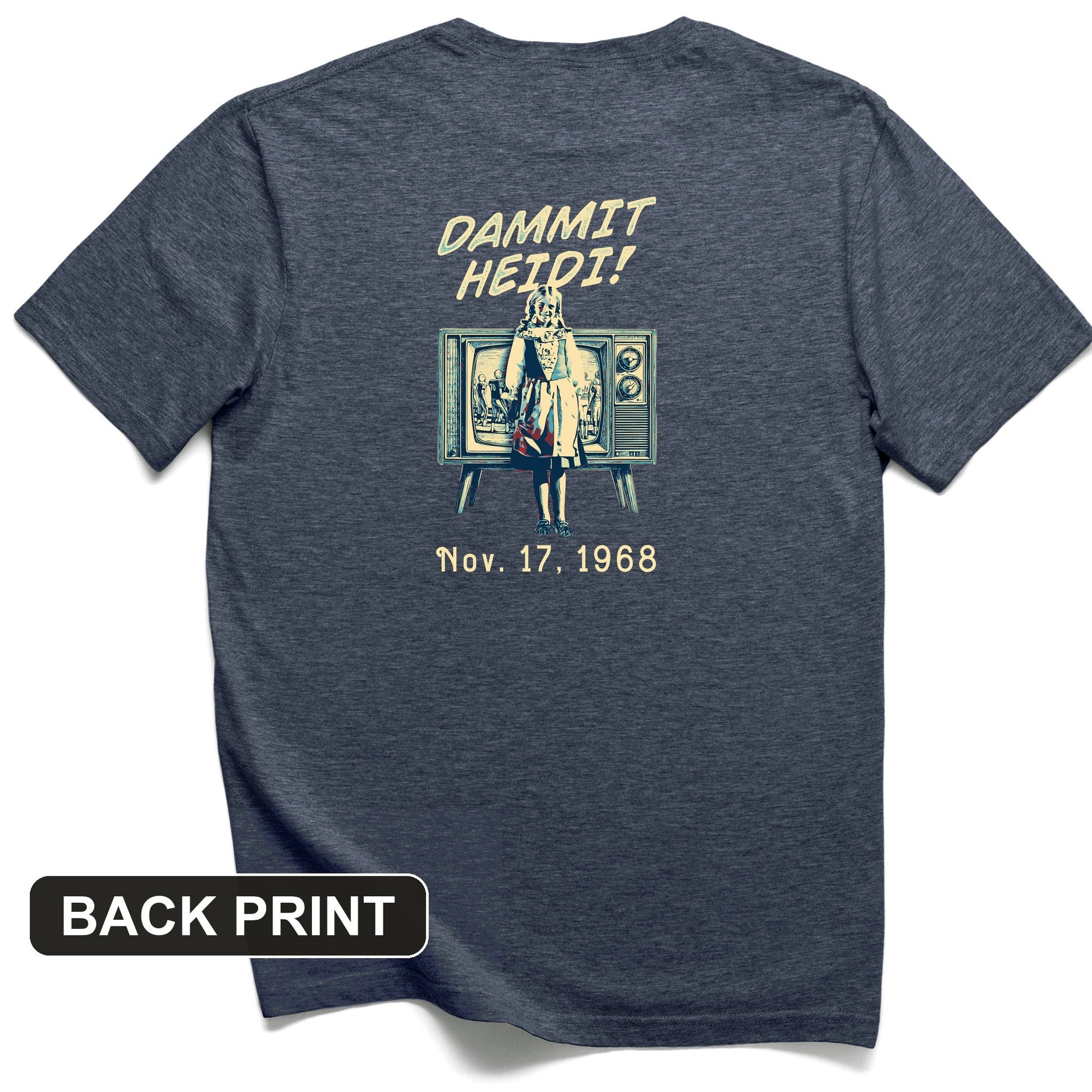 Heidi Bowl Back Print T-Shirt