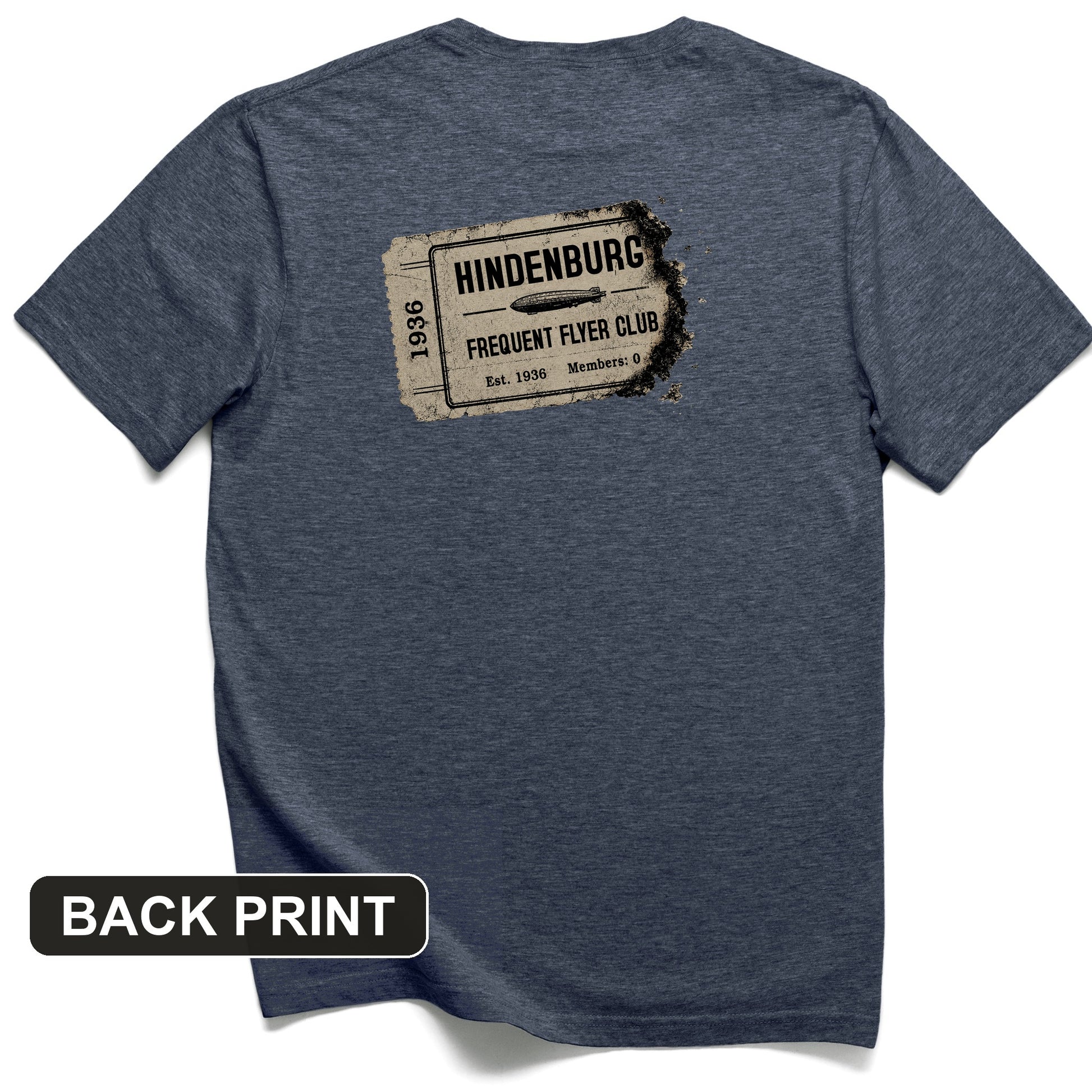 Hindenburg Back Print T-Shirt