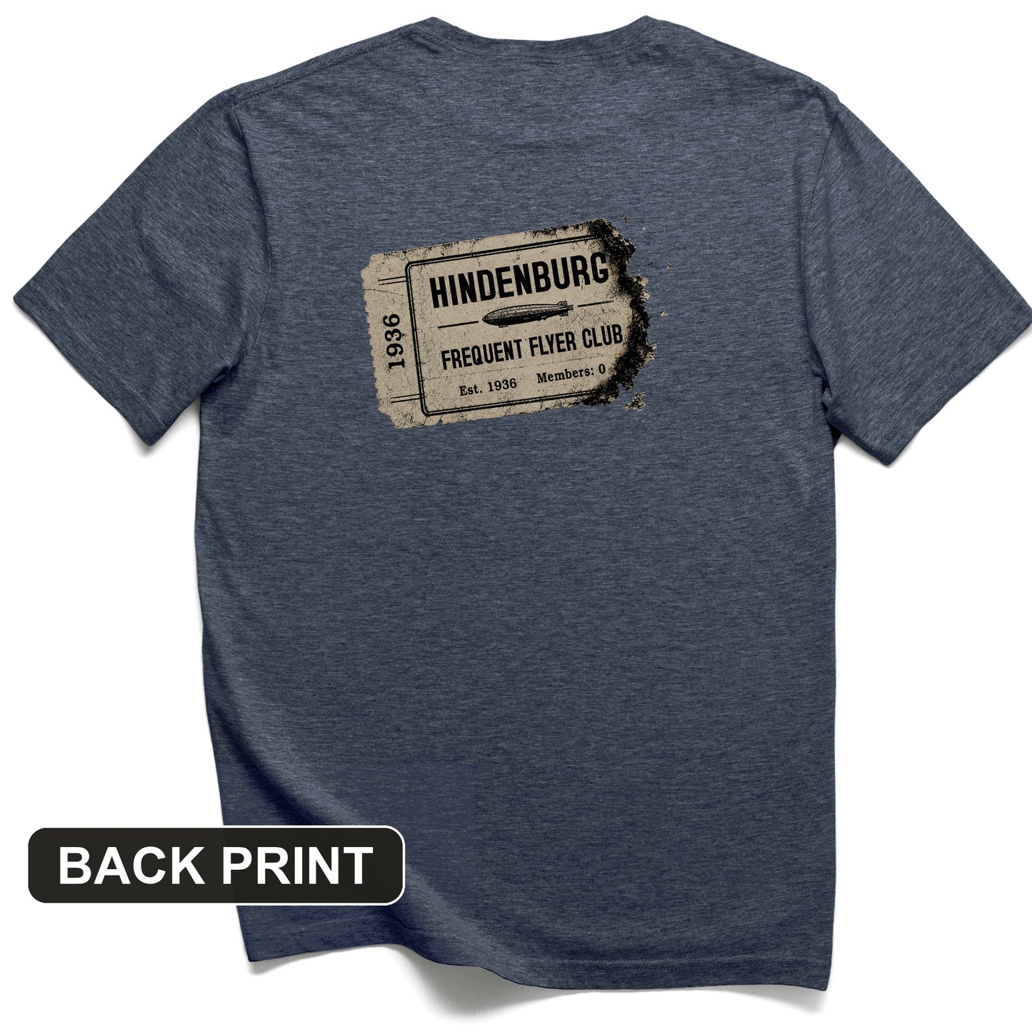 Hindenburg Back Print T-Shirt