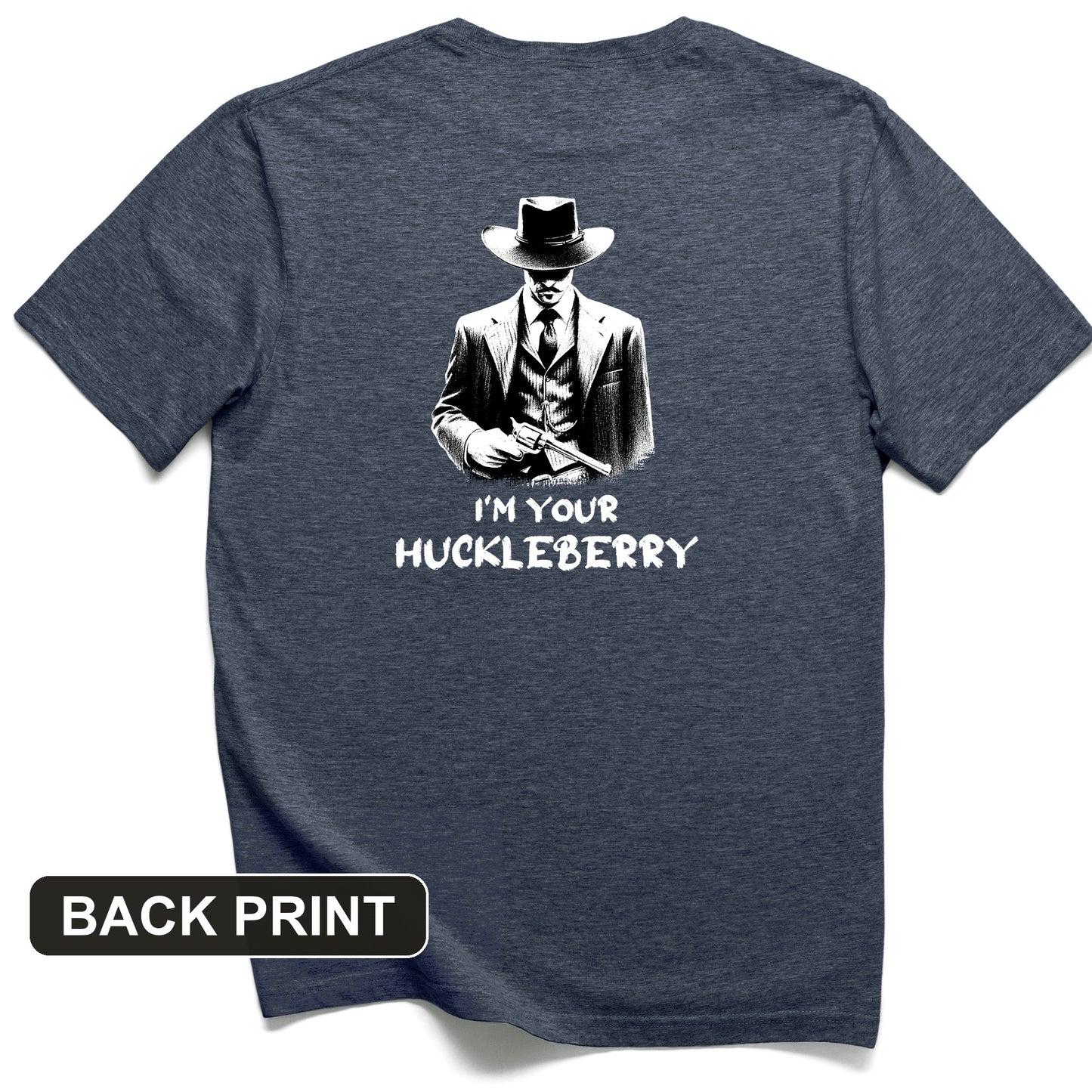 Huckleberry Back Print T-Shirt