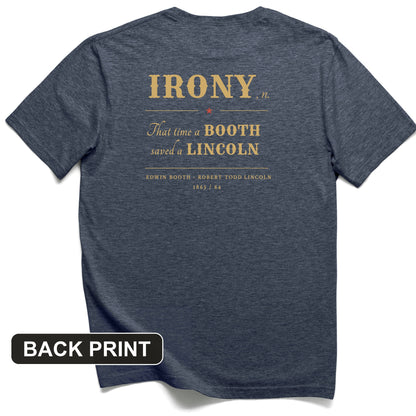 Irony Back Print T-Shirt