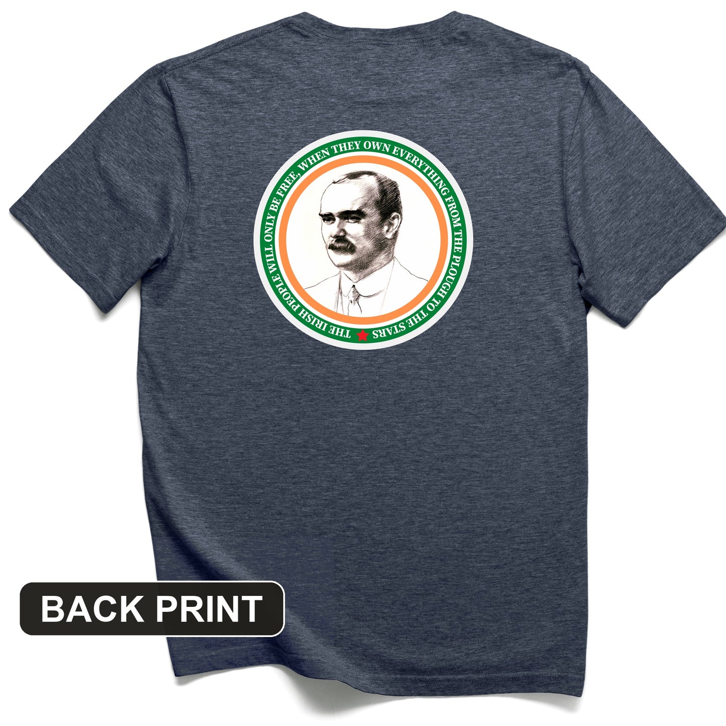 James Connolly Back Print T-Shirt
