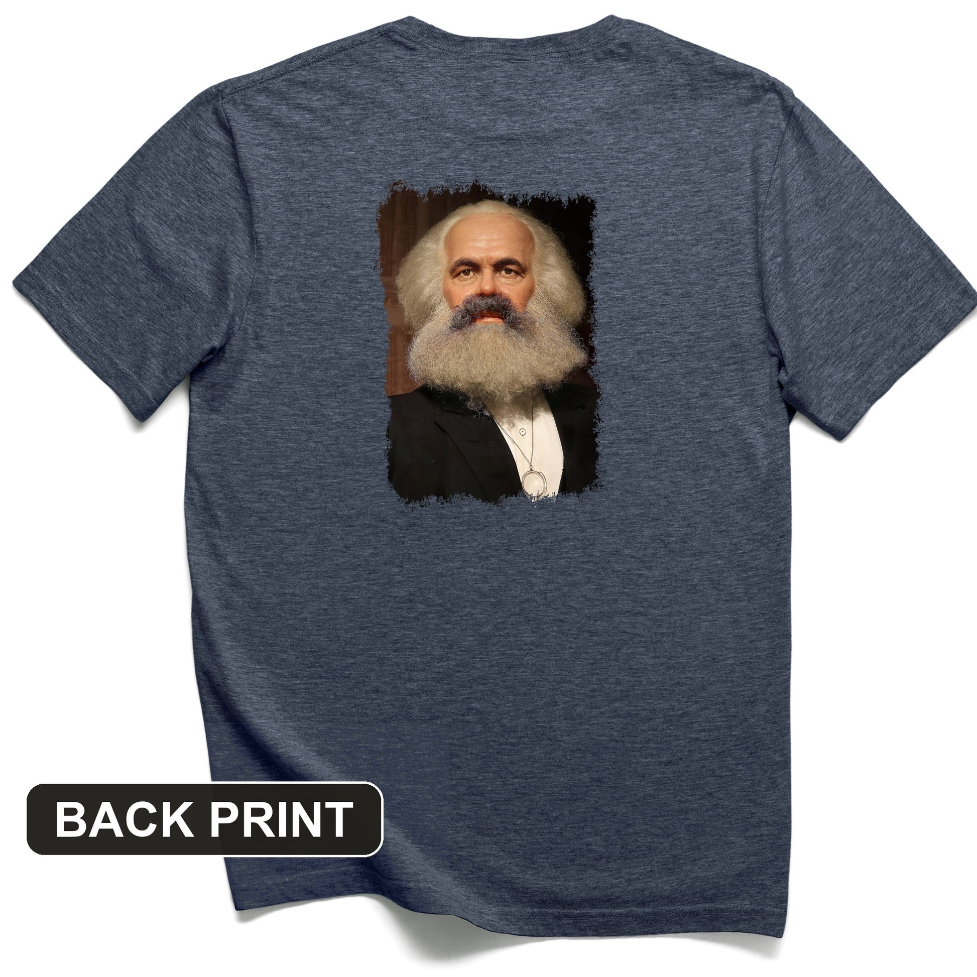 Karl Marx Back Print T-Shirt