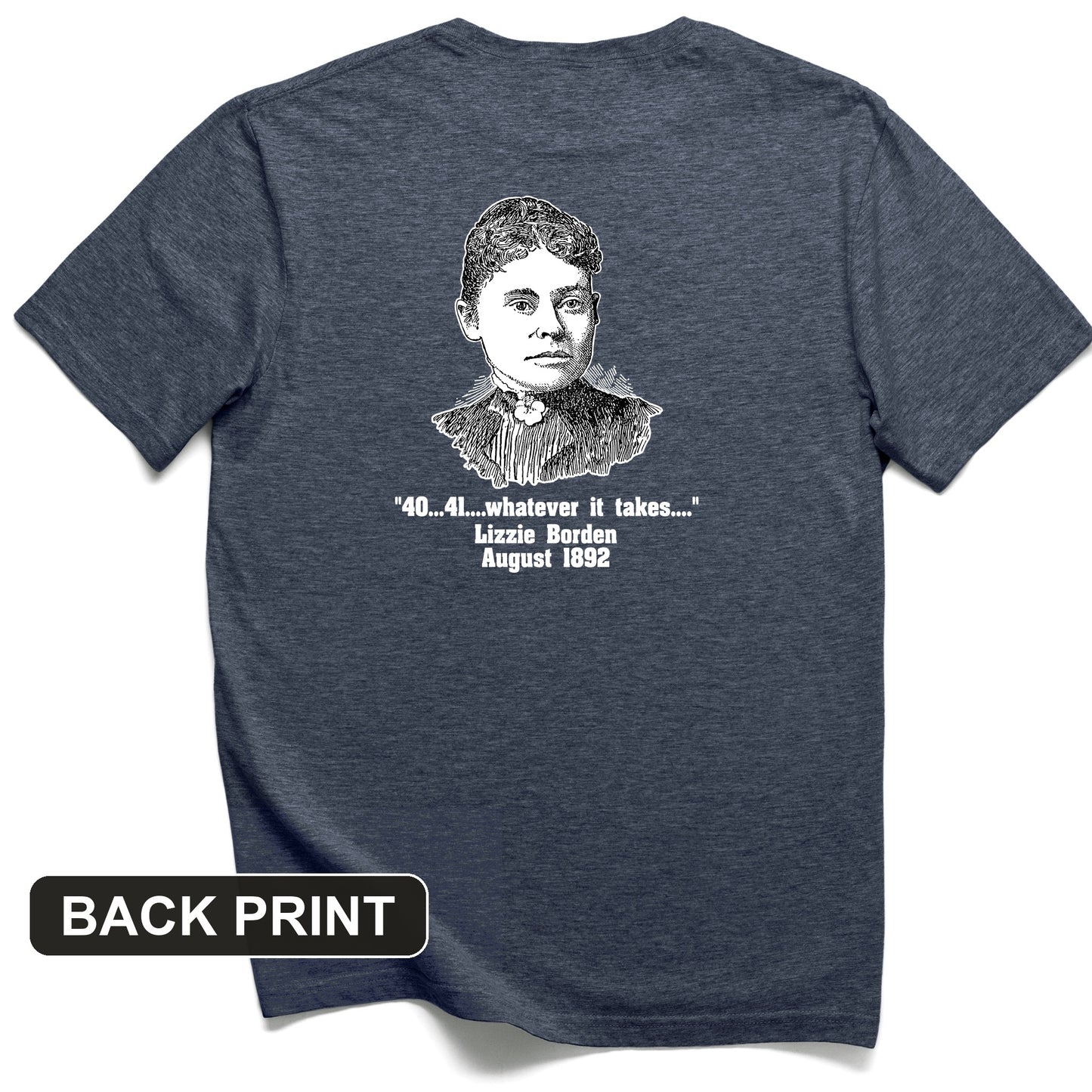 Lizzie Borden Back Print T-Shirt