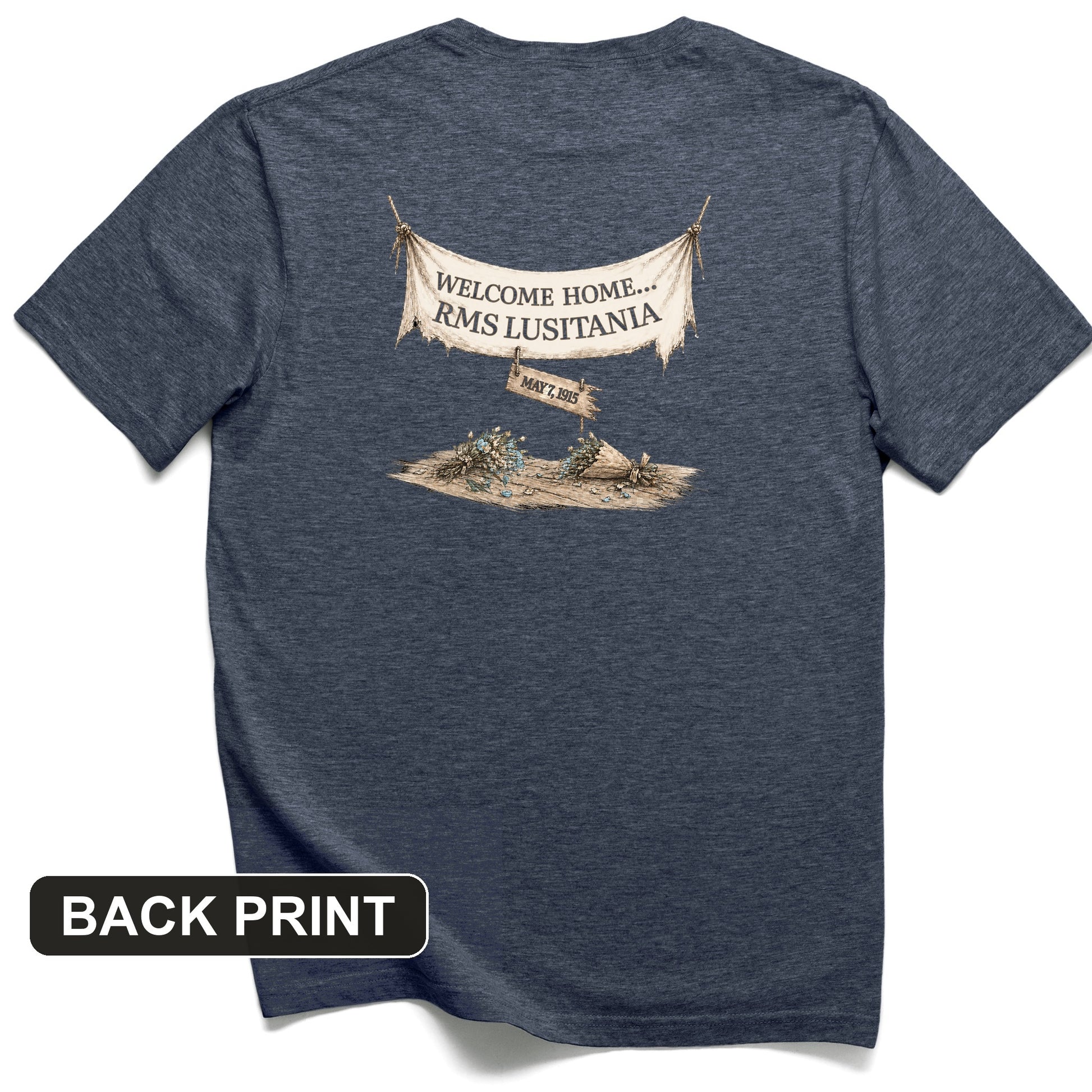 Lusitania Back Print T-Shirt