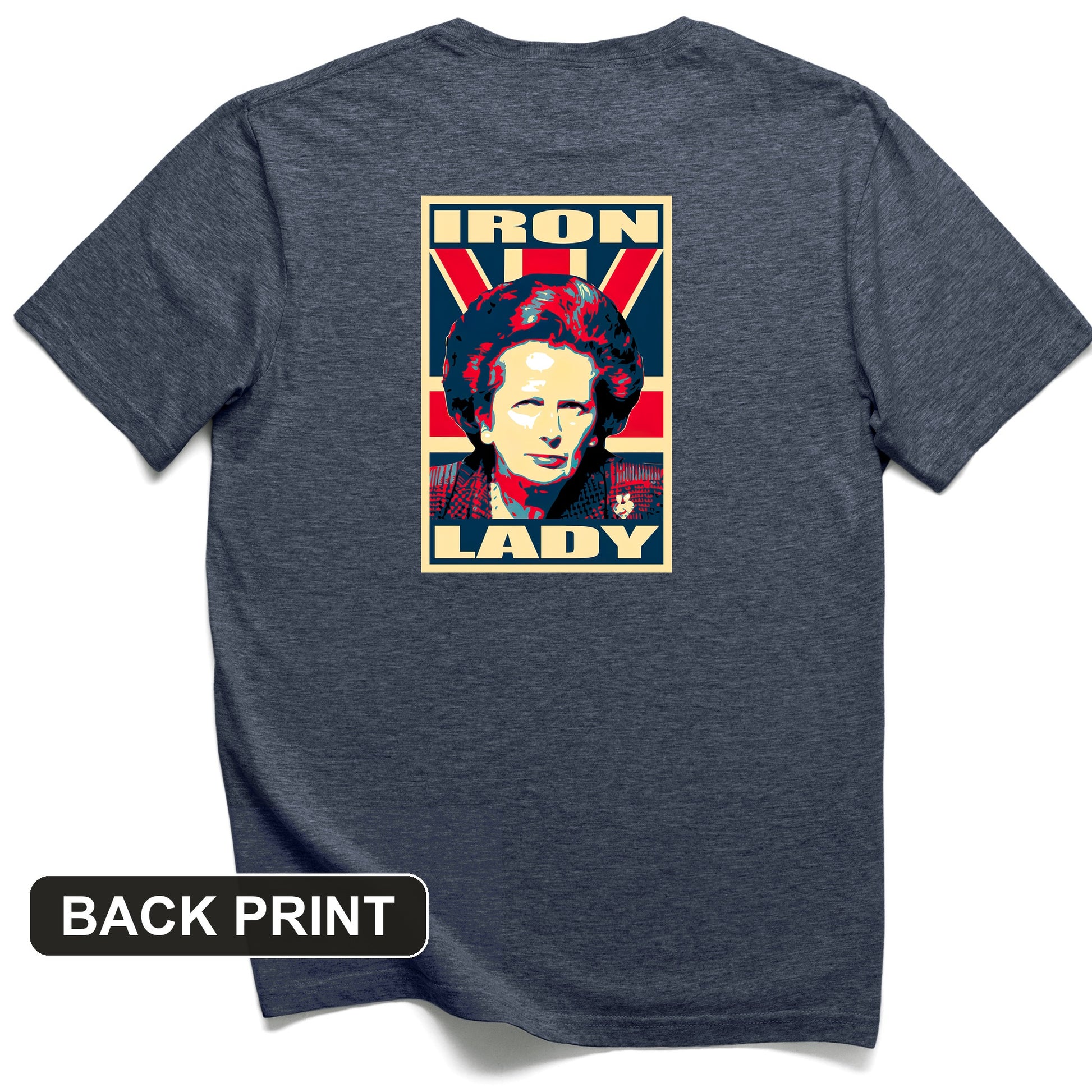 Margaret Thatcher Back Print T-Shirt