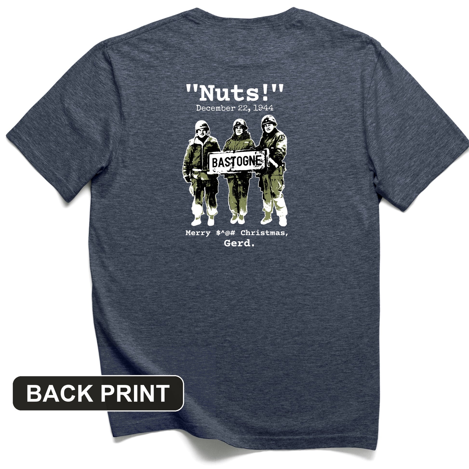 Nuts Back Print T-Shirt