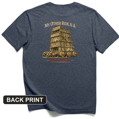 Other Ride Siege Tower Back Print T-Shirt