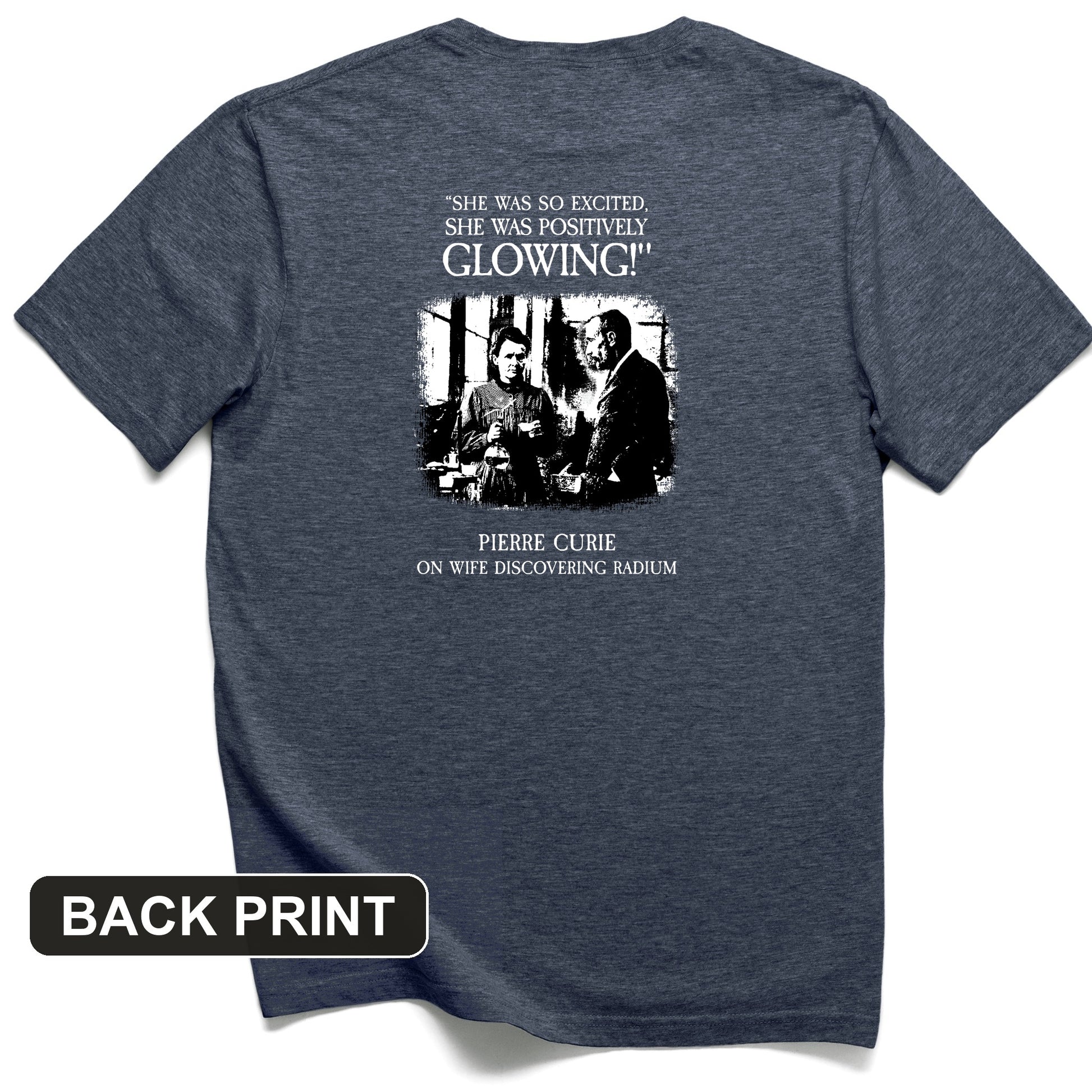 Pierre Curie Back Print T-Shirt