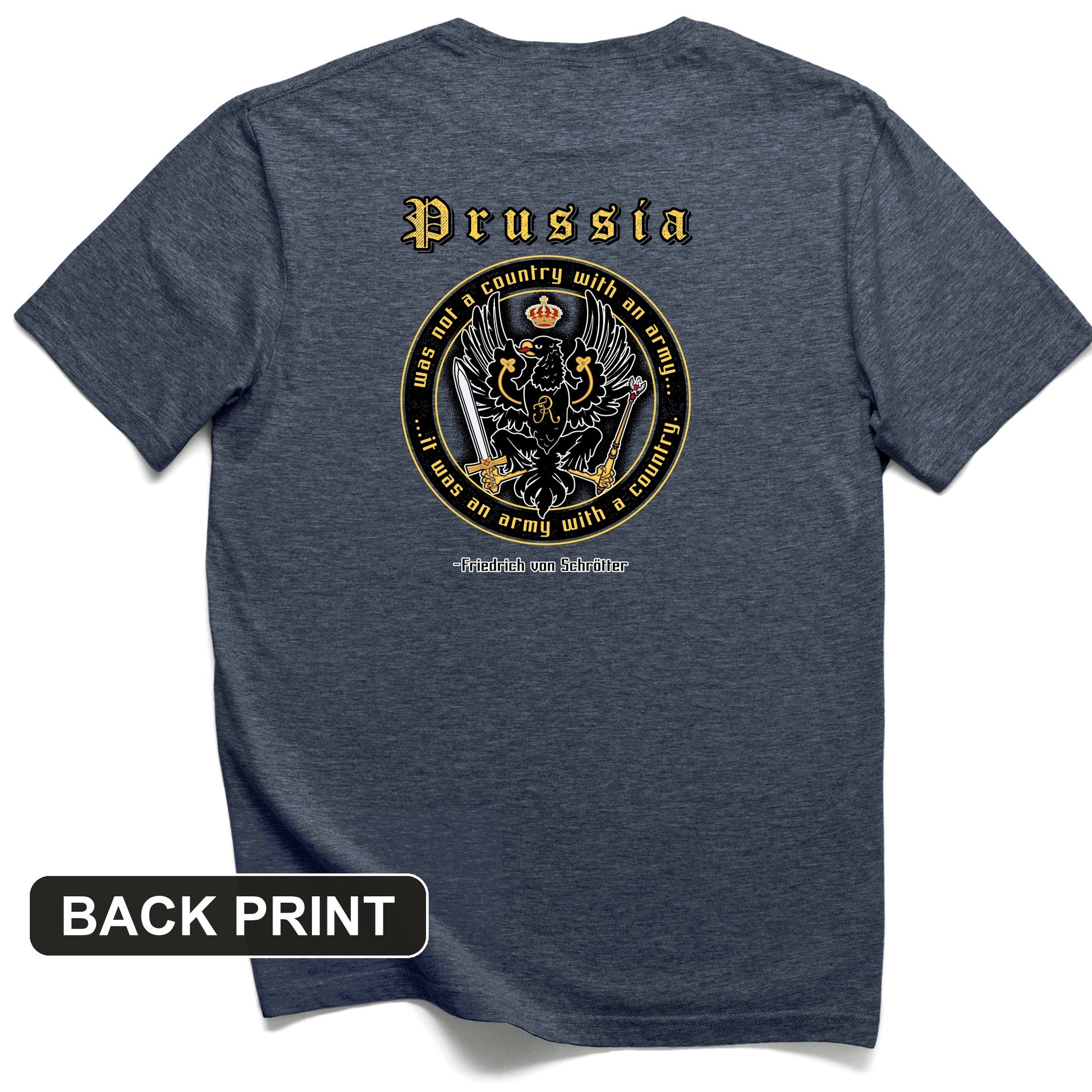 Prussia Back Print T-Shirt