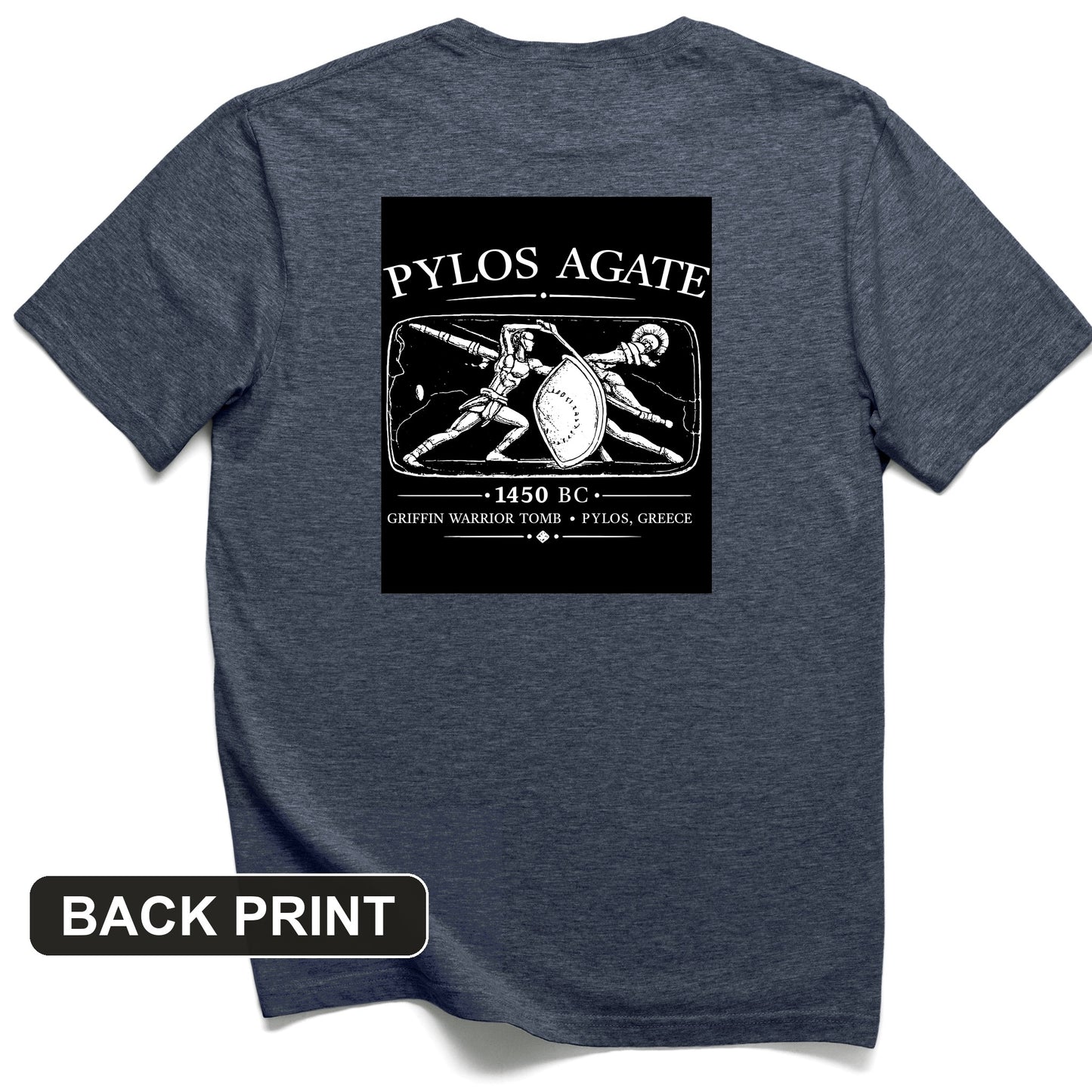Pylos Agate Back Print T-Shirt