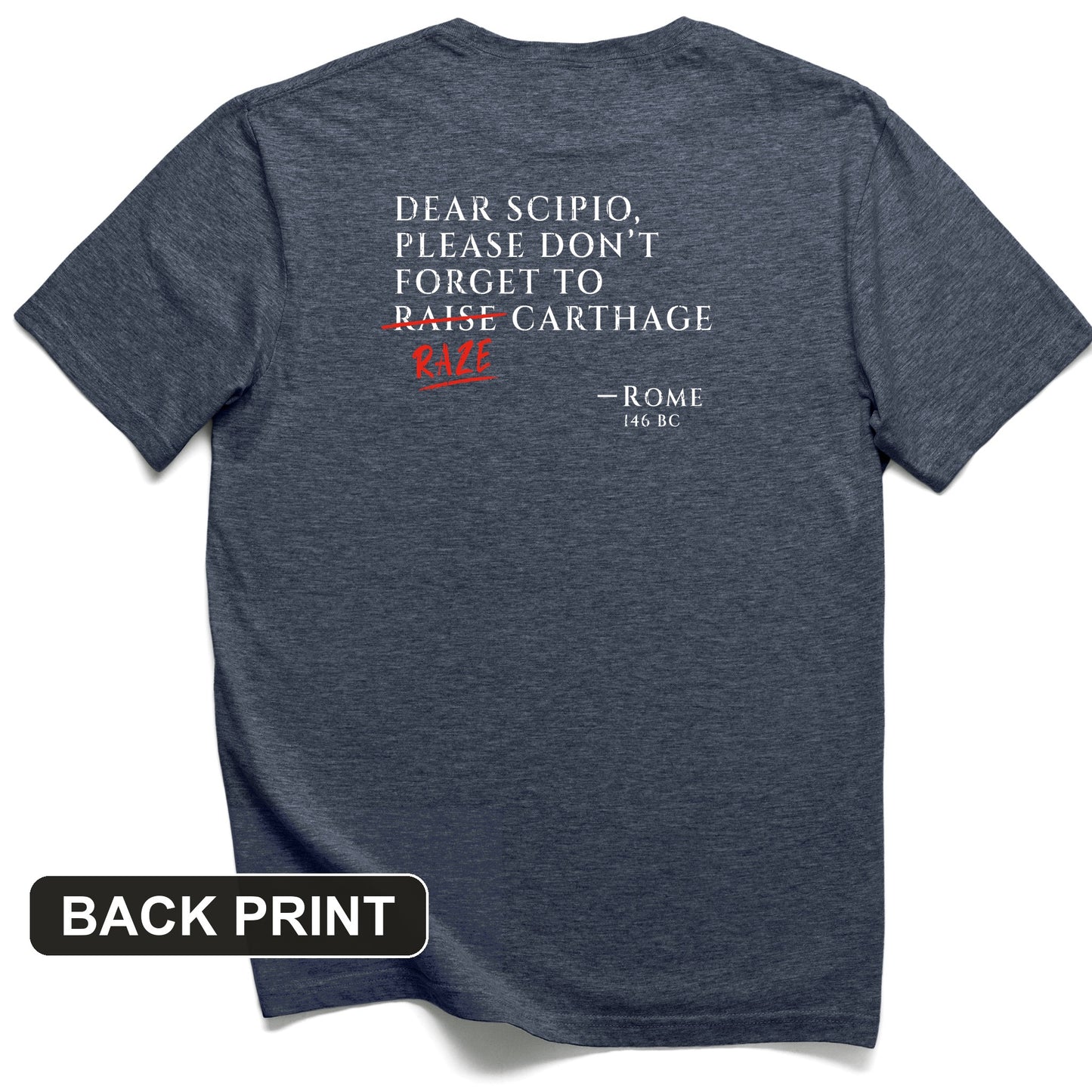 Raze Carthage Back Print T-Shirt