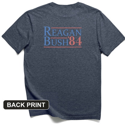 Reagan Bush Back Print T-Shirt