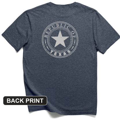 Republic of Texas Back Print T-Shirt