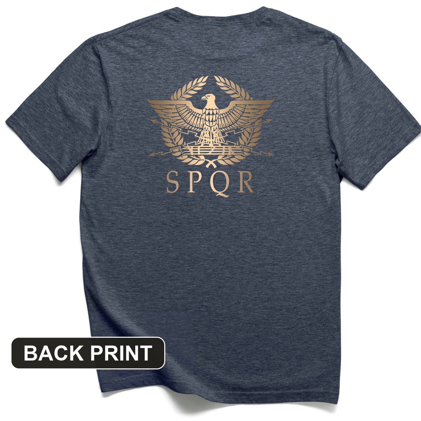 SPQR Back Print T-Shirt
