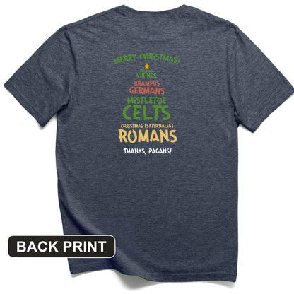 Thanks Pagans Back Print T-Shirt
