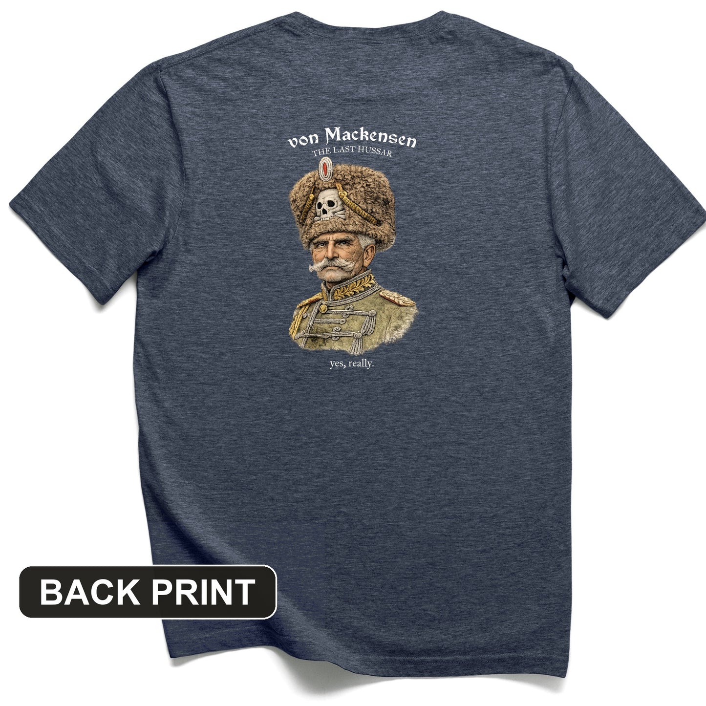 The Last Hussar Back Print T-Shirt