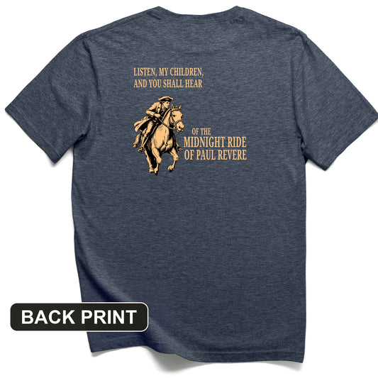 The Midnight Ride Back Print T-Shirt