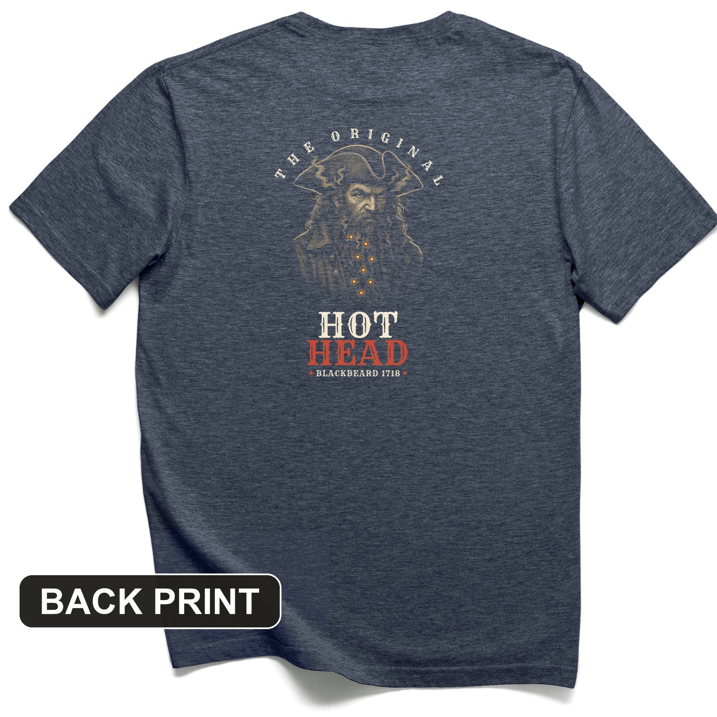 The Original Hot Head Back Print T-Shirt