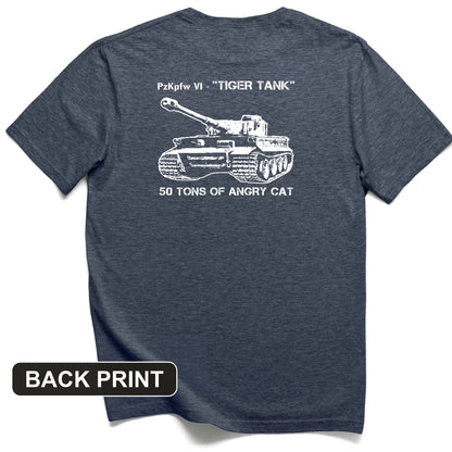 Tiger Tank Back Print T-Shirt