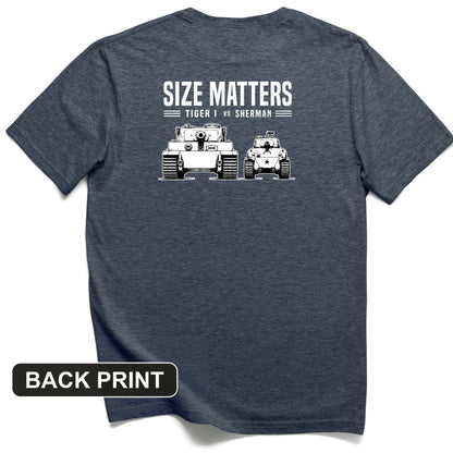 Tiger vs Sherman Back Print T-Shirt