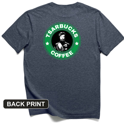 Tsarbucks Back Print T-Shirt