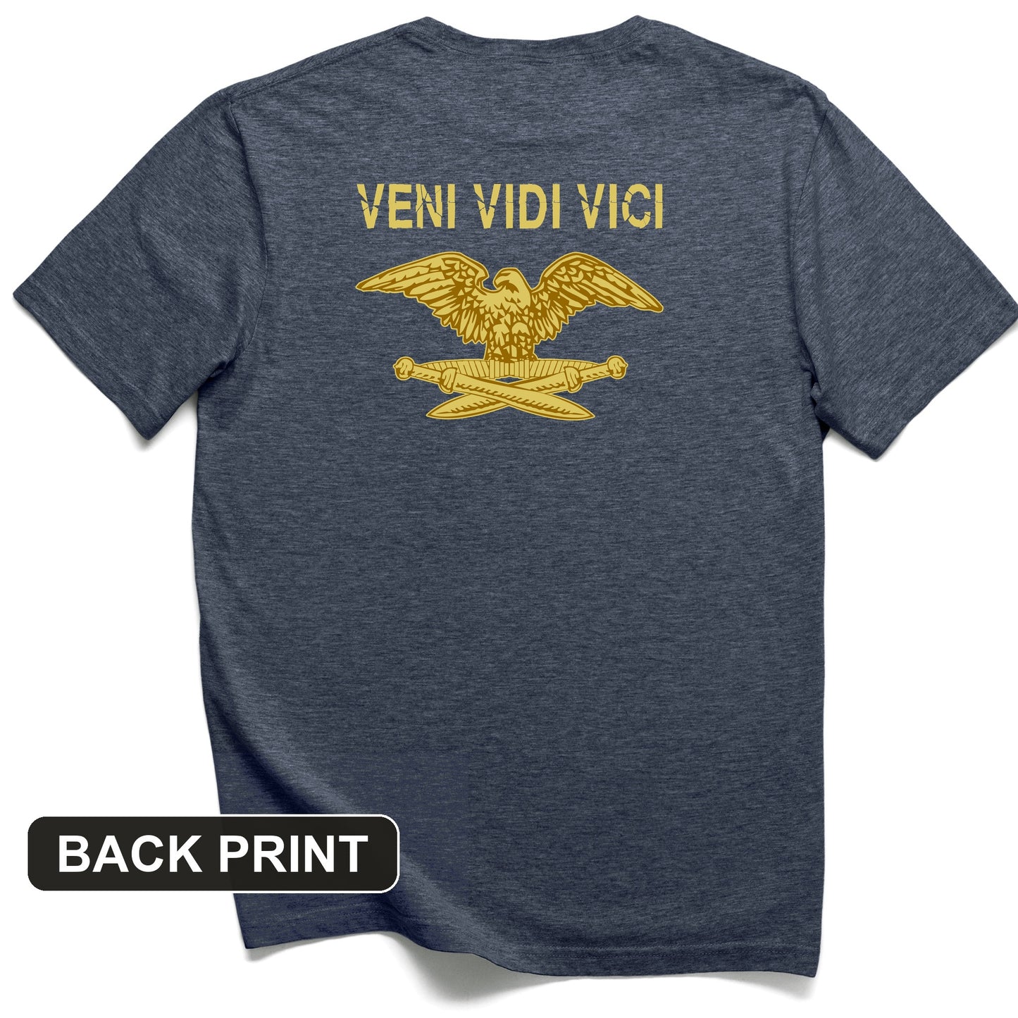 Veni Vidi Vici Back Print T-Shirt