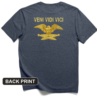 Veni Vidi Vici Back Print T-Shirt