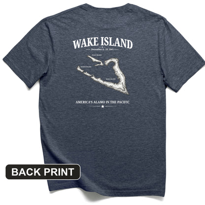 Wake Island - Alamo Back Print T-Shirt