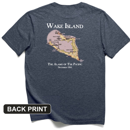 Wake Island Back Print T-Shirt