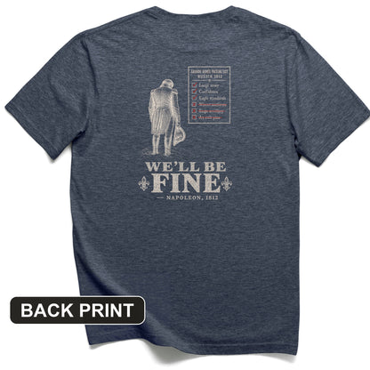 We'll Be Fine Back Print T-Shirt