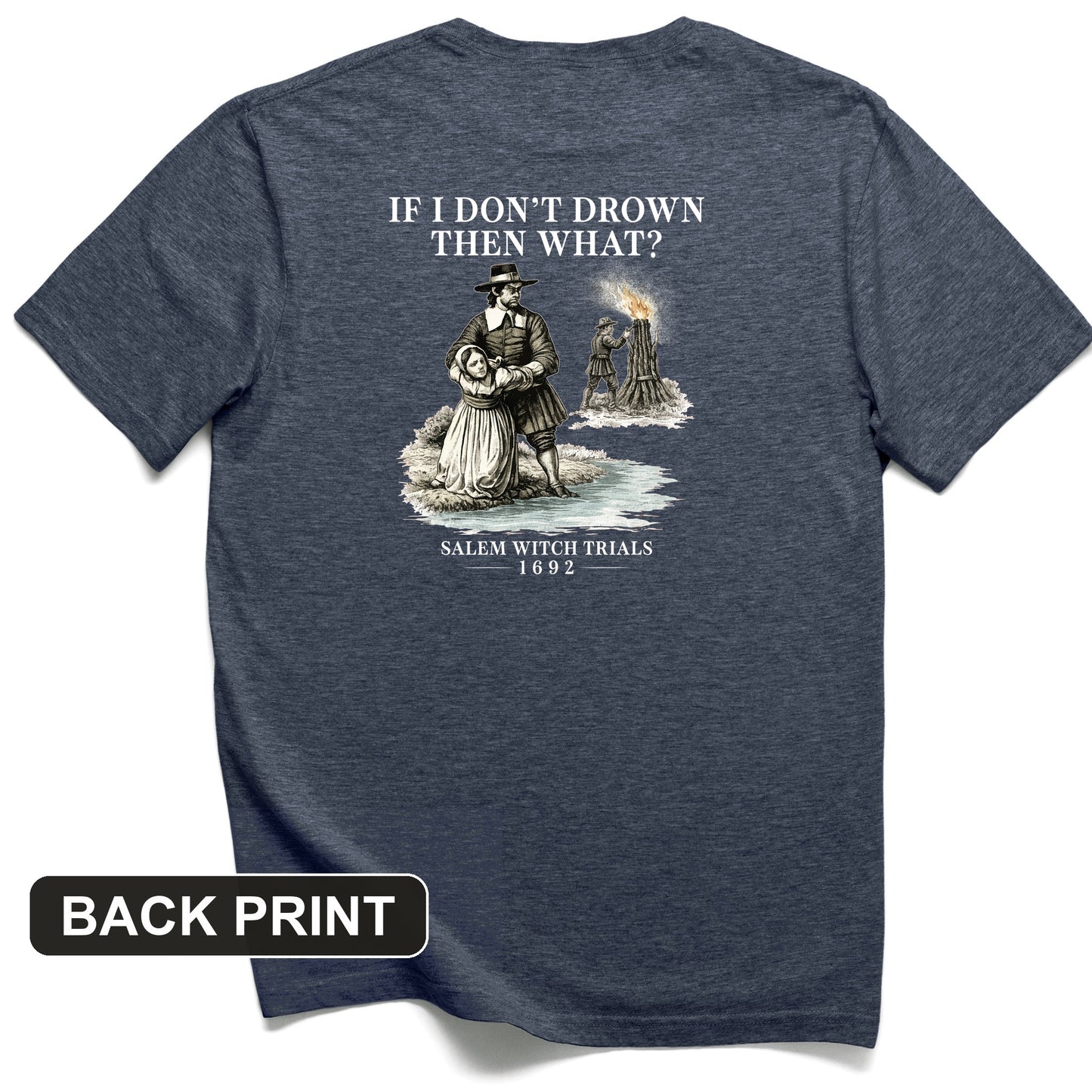 Witch Back Print T-Shirt