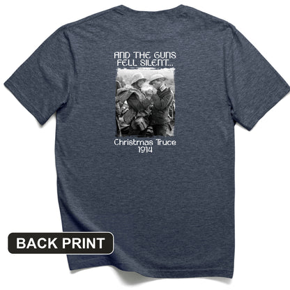 WWI Christmas Truce Back Print T-Shirt