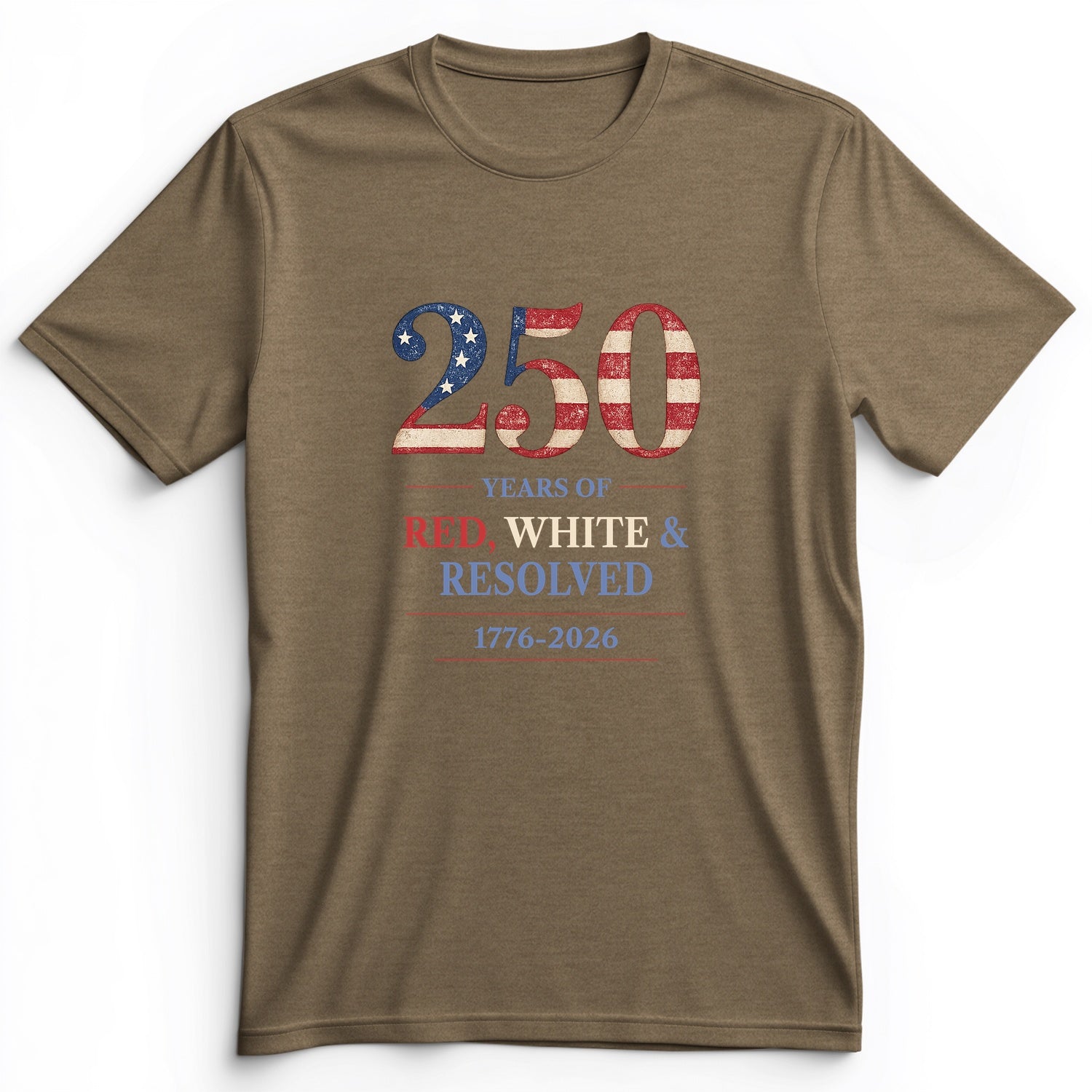 250 Red White and Resolved Premium Tee